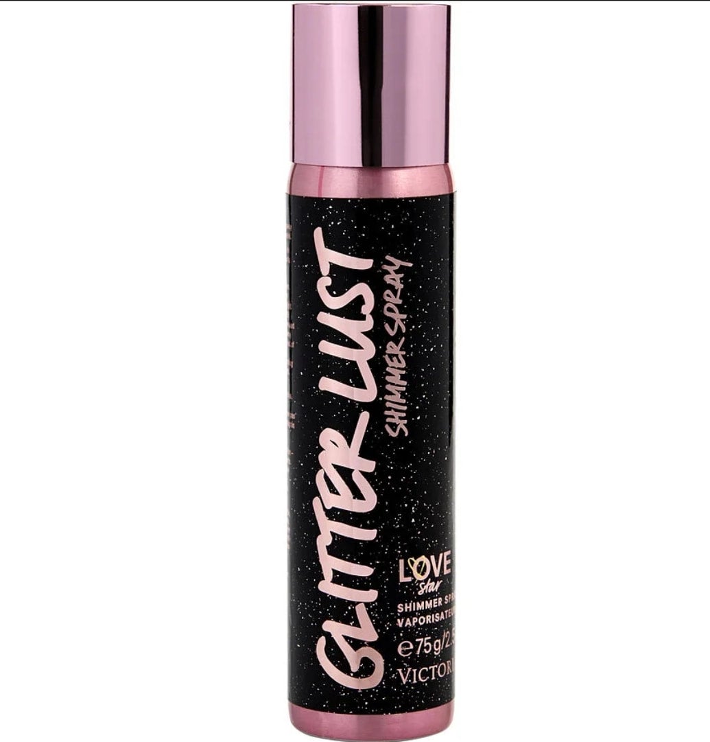 Victoria's Secret Glitter Lust Shimmer Spray A romantic Shimmer Spray with  perfume that combines a small number of luxurious fragrance