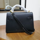 Daisy Classic Suffiano Satchel Handbag - Black