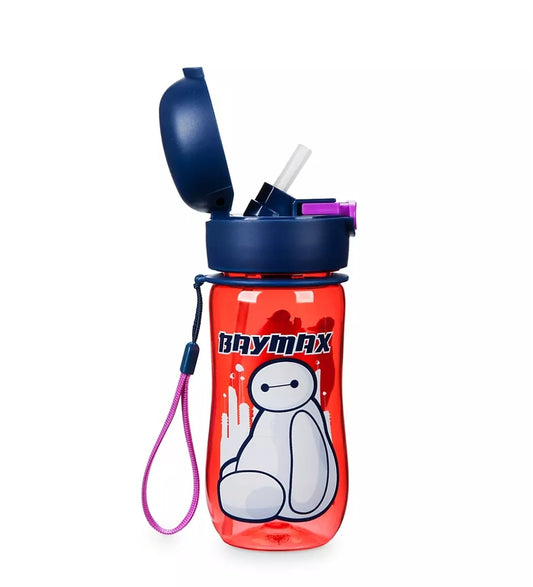 Disney Store Baymax Flip Top Water Bottle, Big Hero 6