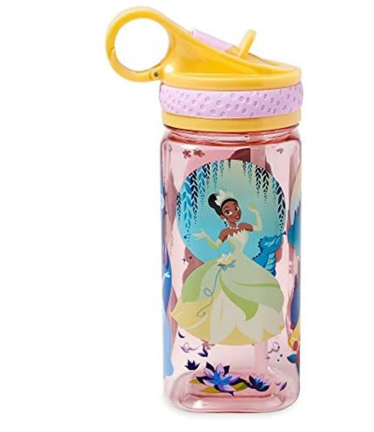 Disney Princess Water Bottle with Built-In Straw