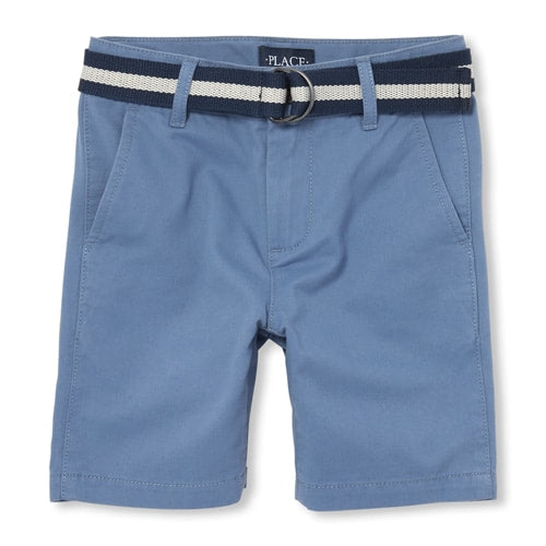 Boys Belted Chino Shorts - Hudson Bay