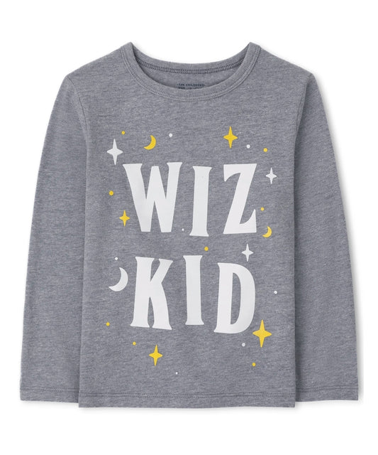Baby And Toddler Boys Wiz Kid Graphic Tee - S/D Milky Way