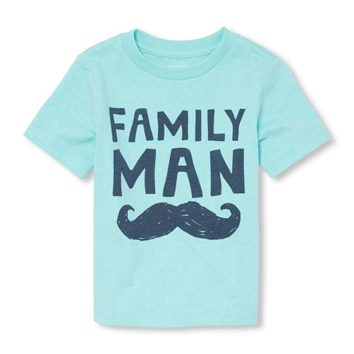 Baby And Toddler Boys Family Man Graphic Tee