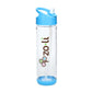 ZoLi PIP Water Bottle with Straw, 18 oz, Blue