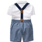 Gymboree Baby Boy Suspender Shorts Set