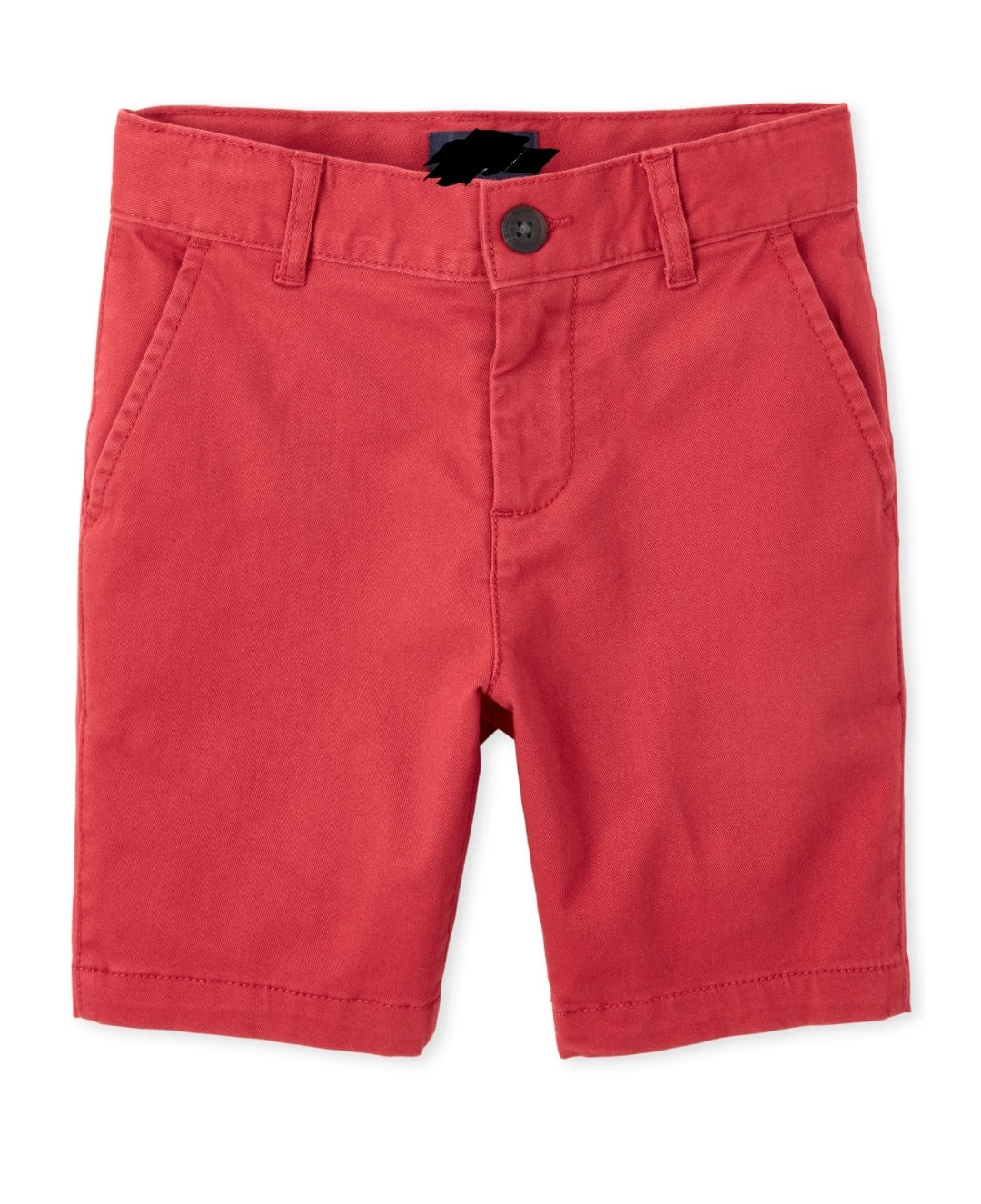 Boys Stretch Chino Shorts - Barn Red