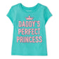 Baby And Toddler Girls Daddy's Princess Graphic Tee