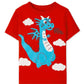 Baby And Toddler Boys Dragon Graphic Tee - Cupids Arrow
