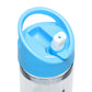 ZoLi PIP Water Bottle with Straw, 18 oz, Blue