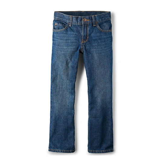Boys Basic Bootcut Jeans - Dk Jupiter