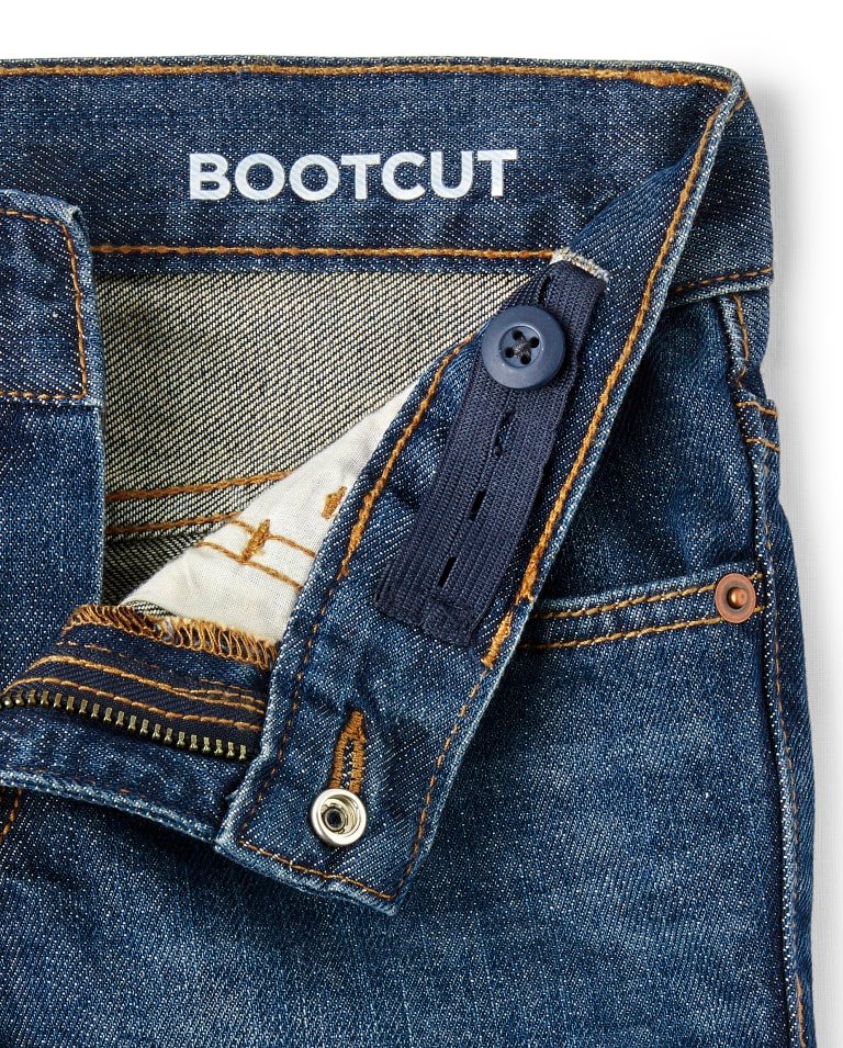 Boys Basic Bootcut Jeans - Dk Jupiter