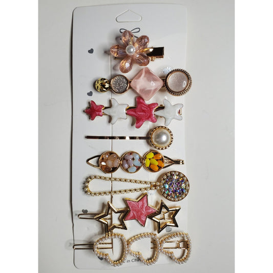 8-Piece Vintage Hairclips
