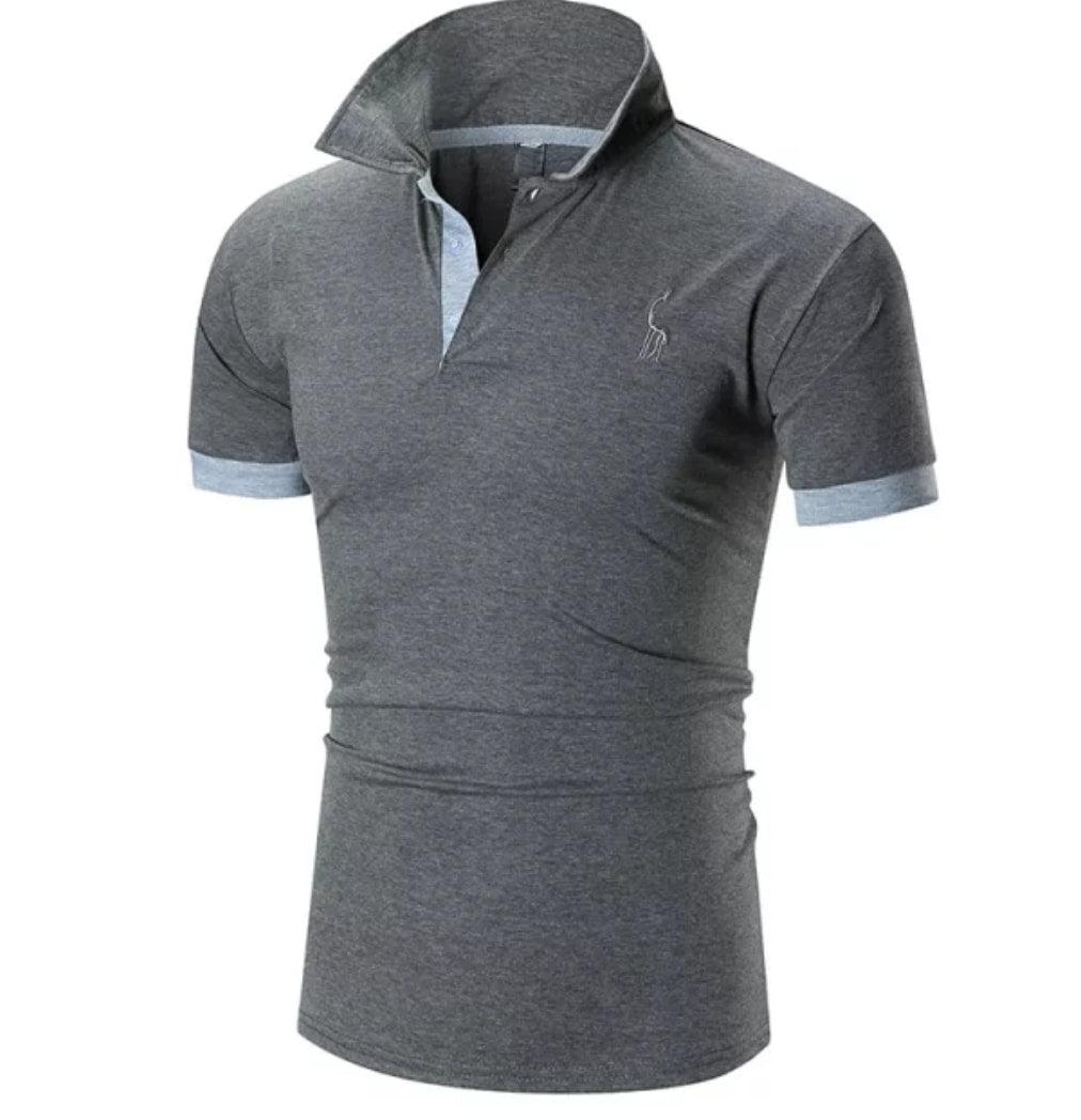 Custom Fit Polo Shirt - Grey