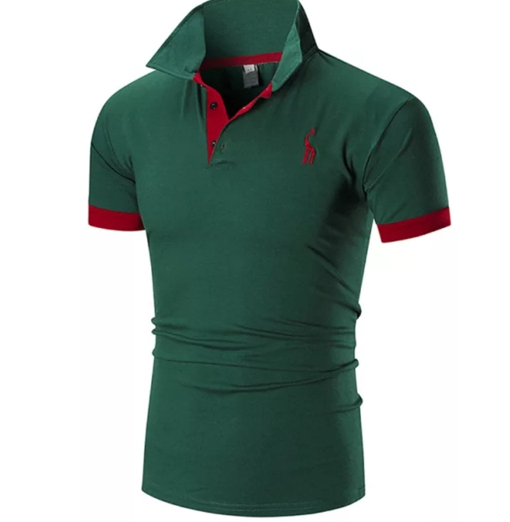 Custom Fit Polo Shirt - Green