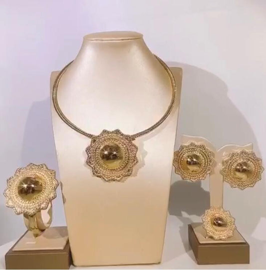 Lotus Brazilian Party Jewelry Set