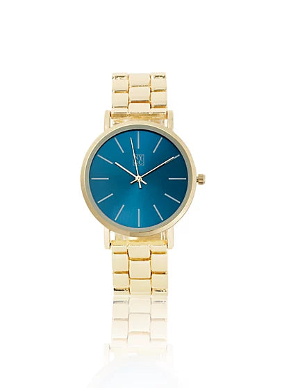 Gold-Tone Link Watch