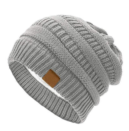 Unisex Fleece Lined Beanie Hat