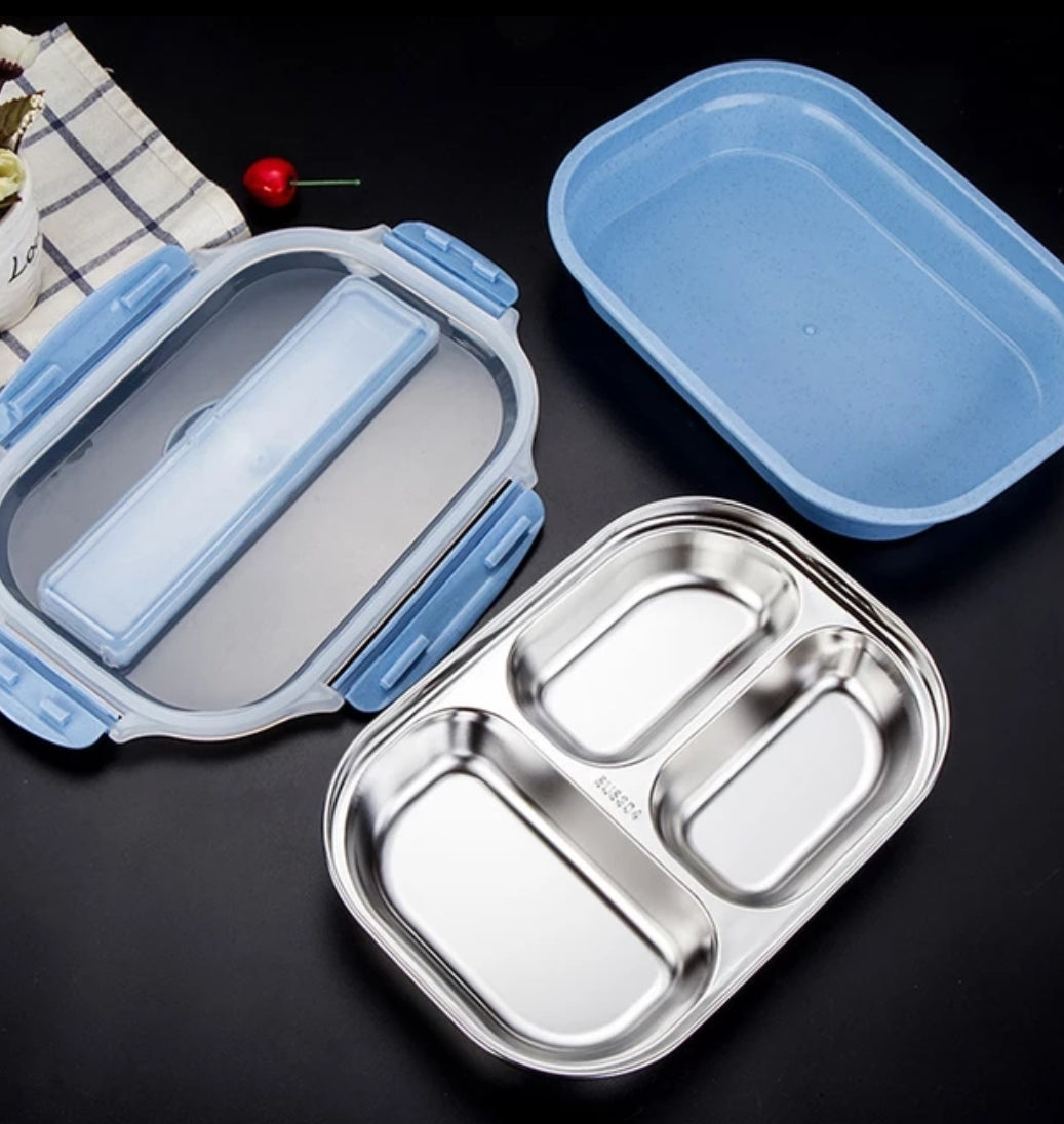 Stainless Steel Insulated Lunch Plate