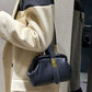 Chloe Vintage Mini Messenger Crossbody Handbag - Black
