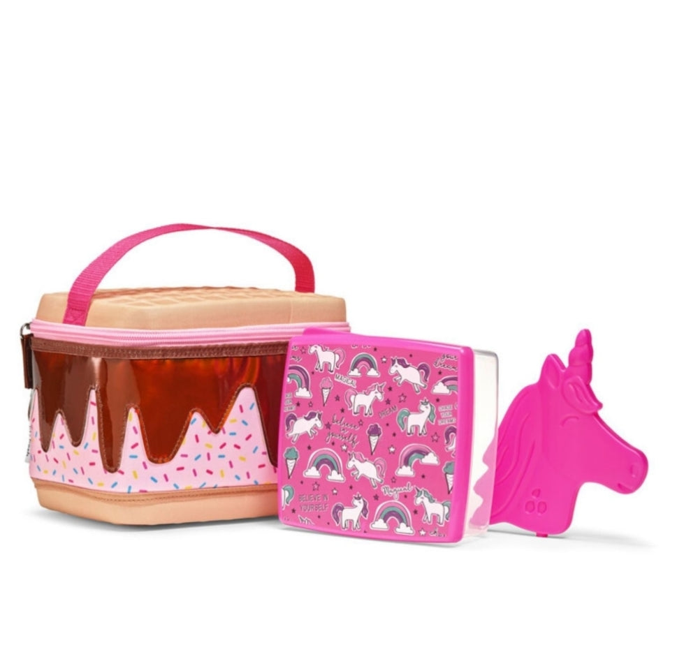 3-Piece Novelty Insulated Lunch Bag Kit (Assorted Shapes and Colors)