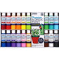 Premium Acrylic Paint Bottles Art Set, 18 Colors