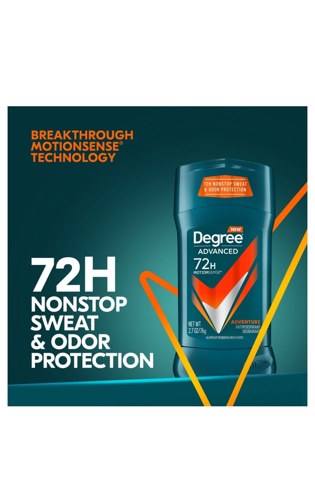 Degree for Men Advanced Protection Antiperspirant, Adventure (2.7 oz., 5 pk.)
