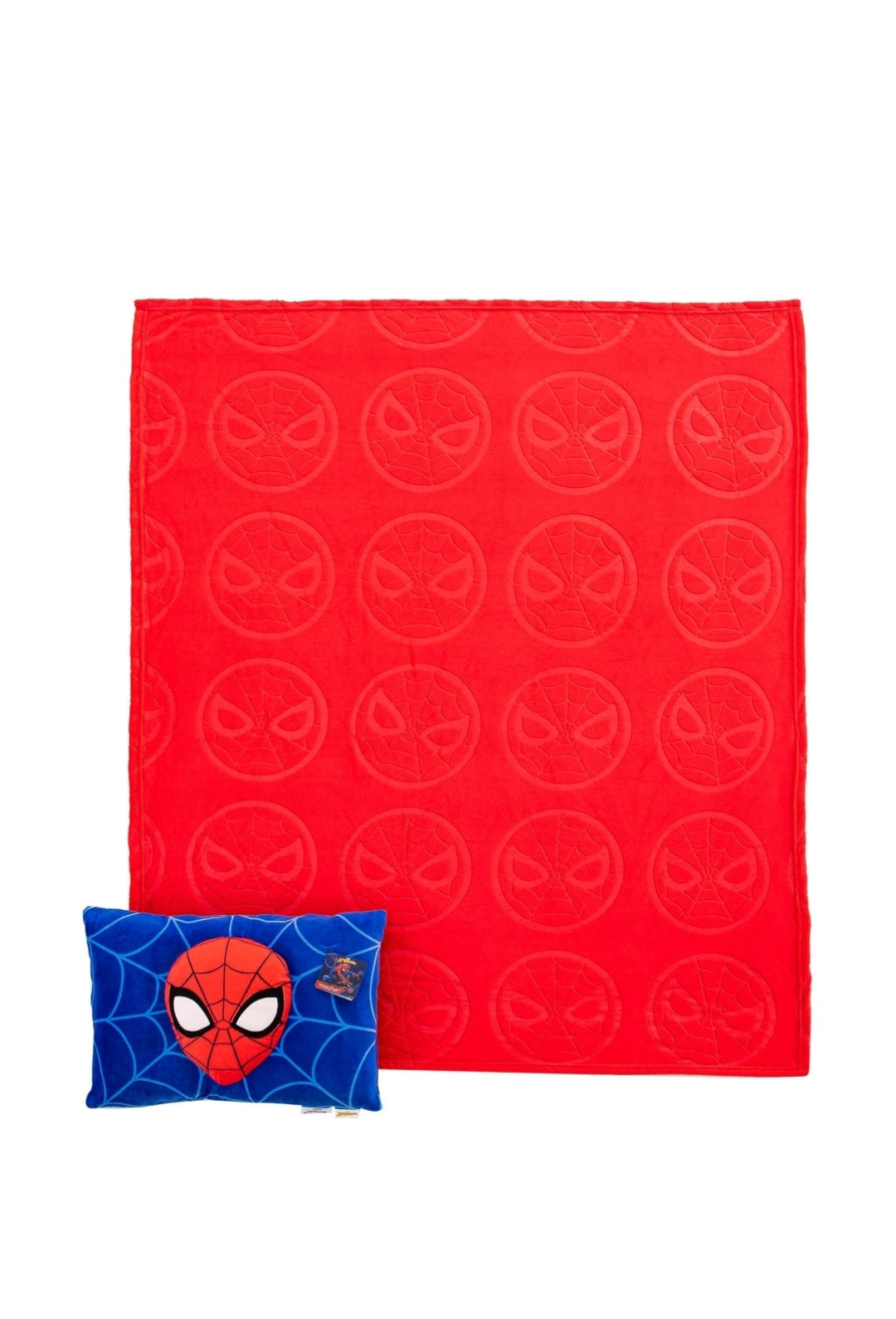 Spiderman pillow discount and throw set