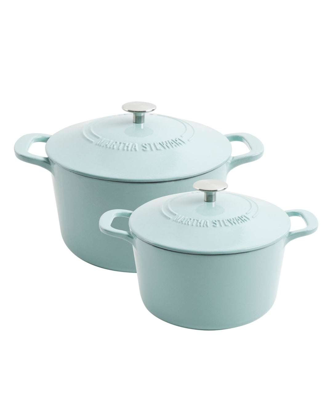 The 4-Quart and 7-Quart Enamel on Cast Iron Dutch Ovens, Cleans Easily,  Navy