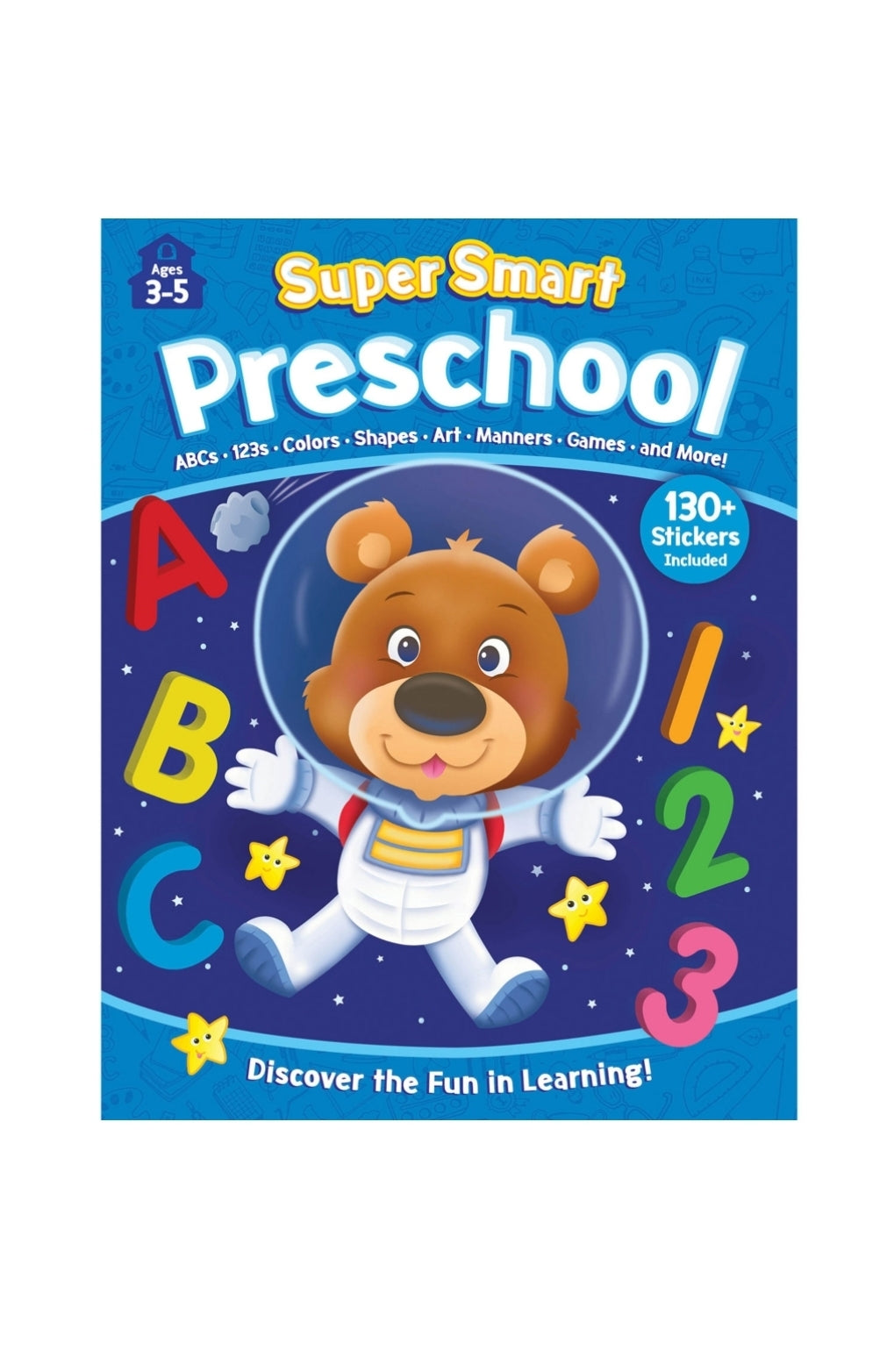 Super Smart Preschool 352 Page Workbook with Stickers