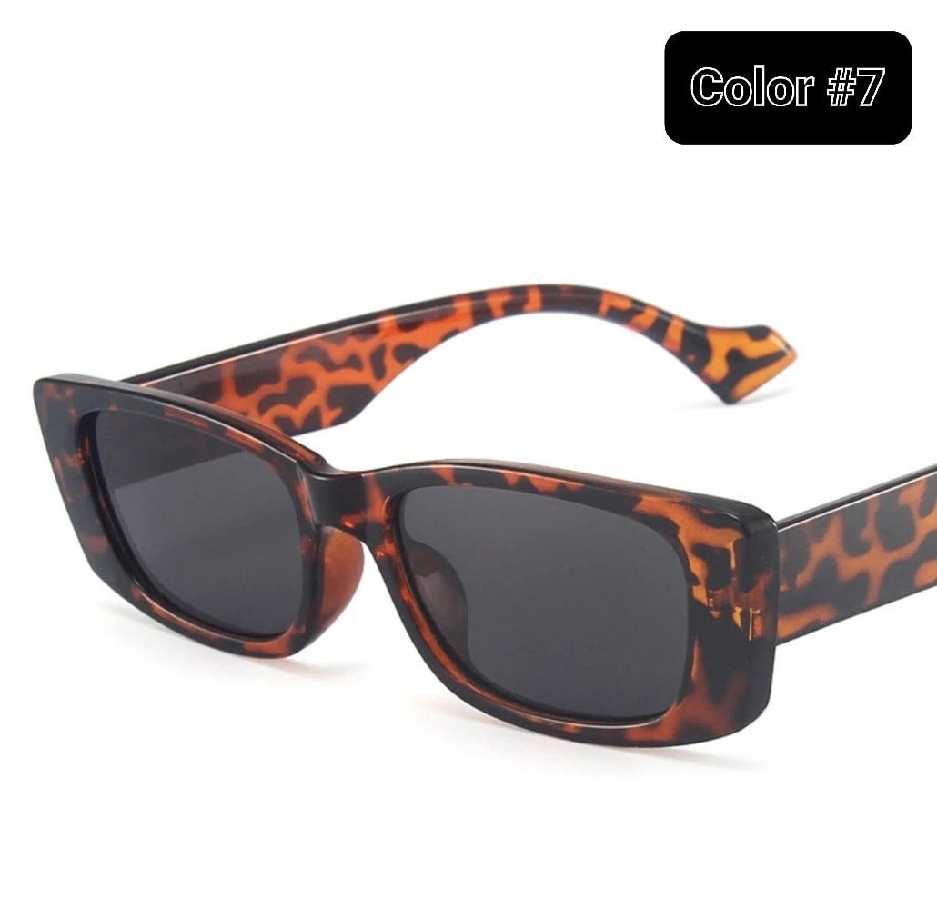 Ladies 90s' Retro Square Shades