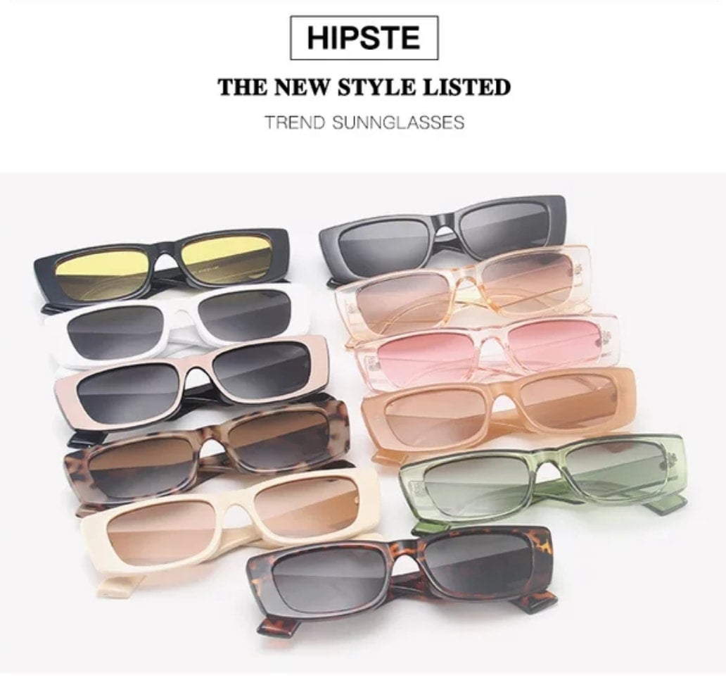 Ladies 90s' Retro Square Shades