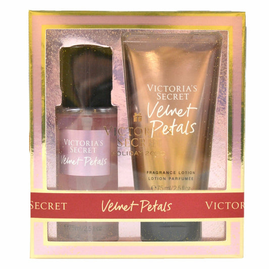 Victoria's Secret Velvet Petals Fragrance Mist & Lotion Gift/Travel Set