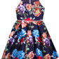 Rare Editions Big Girls Floral-Print Illusion Dress