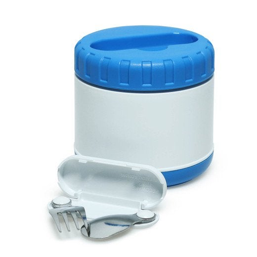 Thermal Snack Jar with Foldable Fork & Spoon