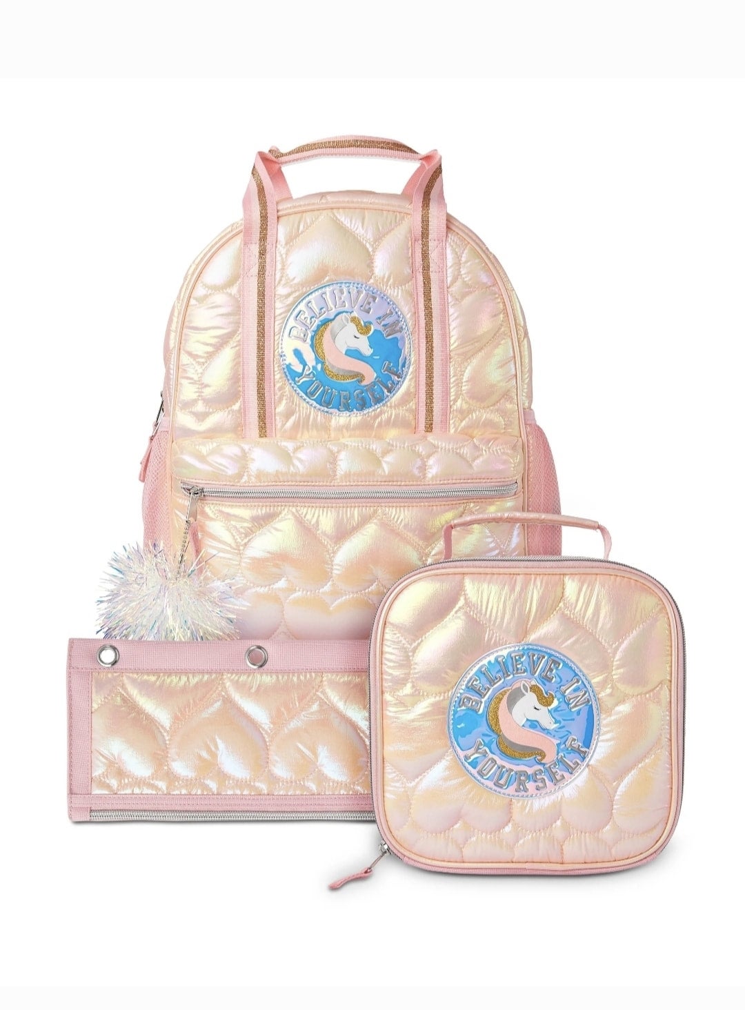 Quilted Heart Unicon Backpack Set