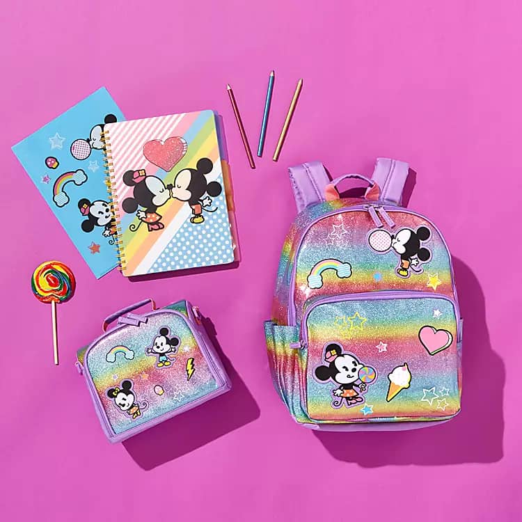 Mickey & Minnie Mouse Rainbow Backpack
