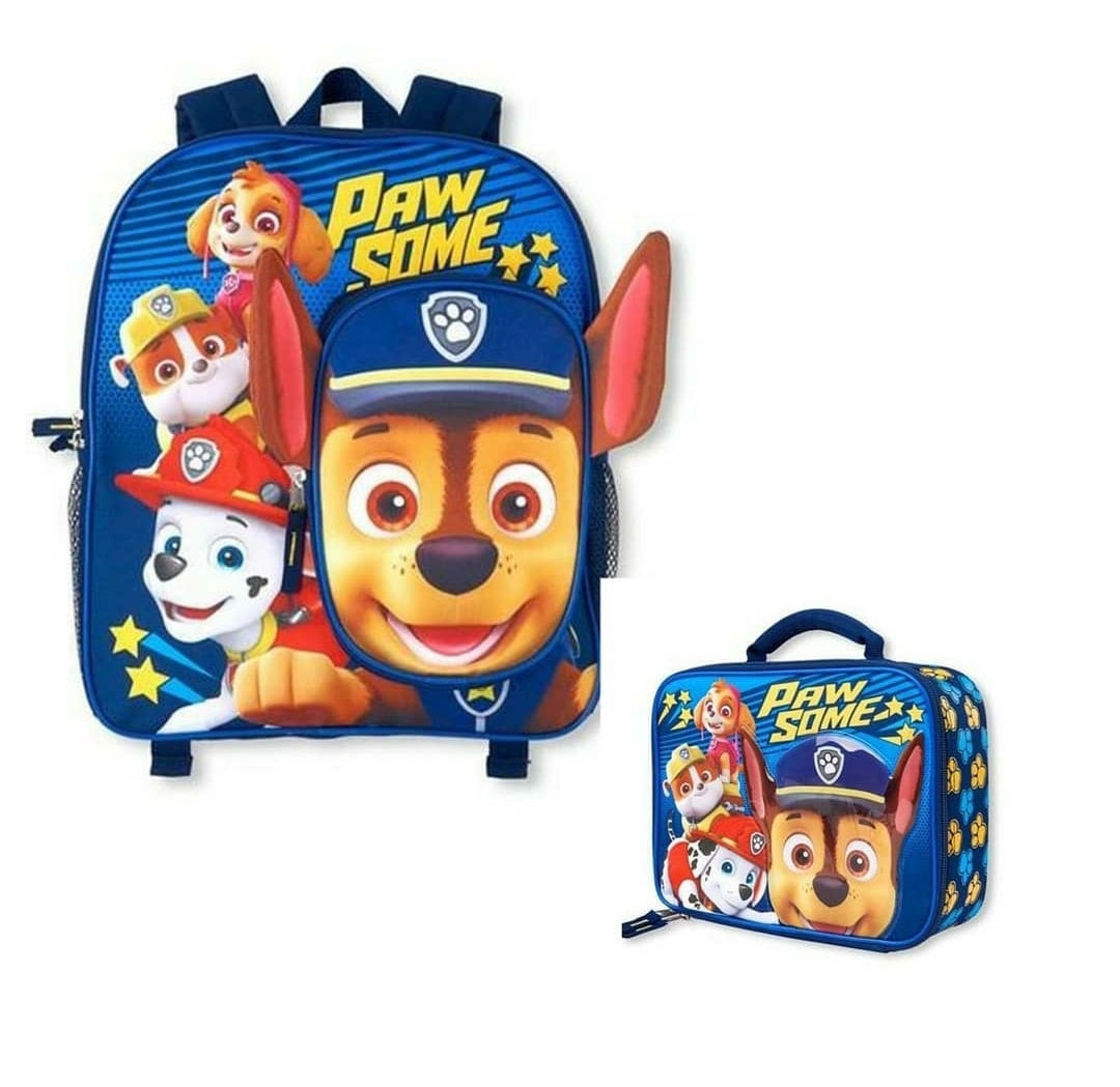 Toddler Boys Paw Patrol 'Pawsome' Backpack & Lunchbox Set