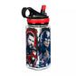Marvel Avengers Water Bottle with Built-In Straw
