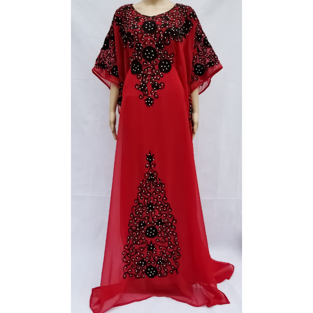 Layla Fitted Kaftan Dress